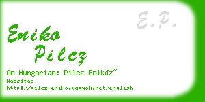 eniko pilcz business card